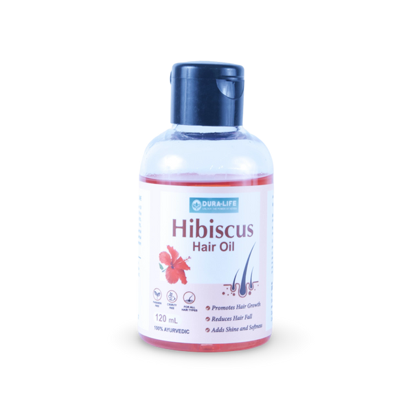 Hibiscus hair oil bottle